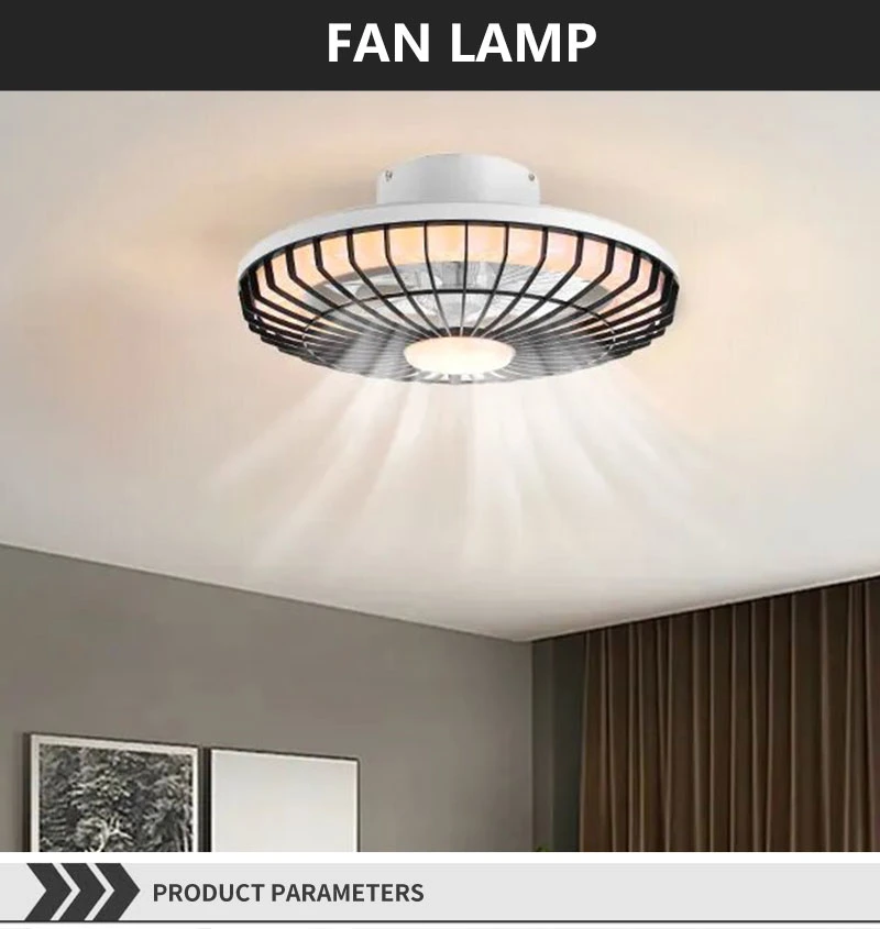 Best Modern Bedroom Home Living Room 18" LED Lamp Ceiling Fan with Light and Remote Control