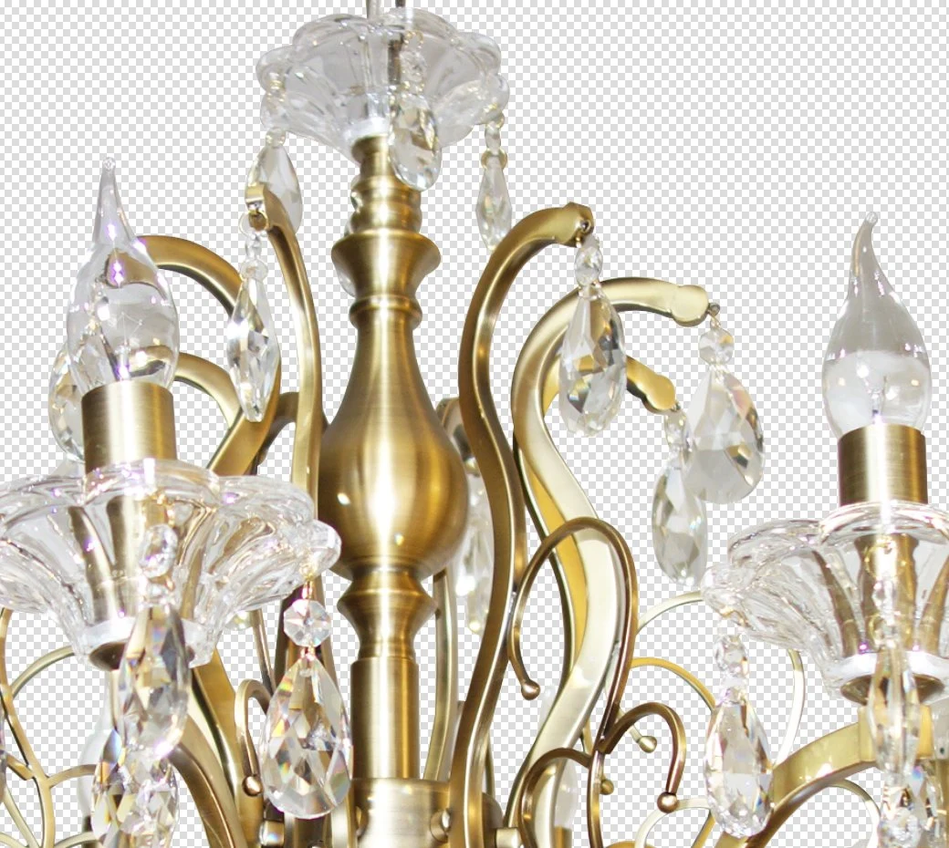 Wholesale Candle Crystal Chandelier Hot Selling Designer Wrought Iron Candle Crystal Chandelier