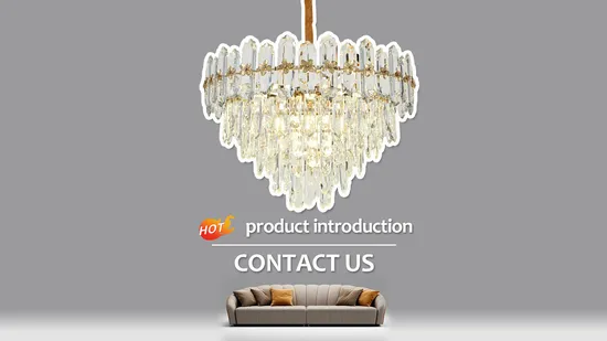 Crystal Ceiling Pendant Light China Modern European Style Crystal Brass Hanging Ceiling Lamp LED Lighting Classical Hotel Chandelier Crystal Ceiling Light
