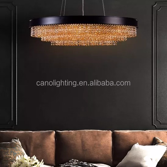 Moda moderna e última decoração de sala de estar Lustre de cristal (BL900-610PC)