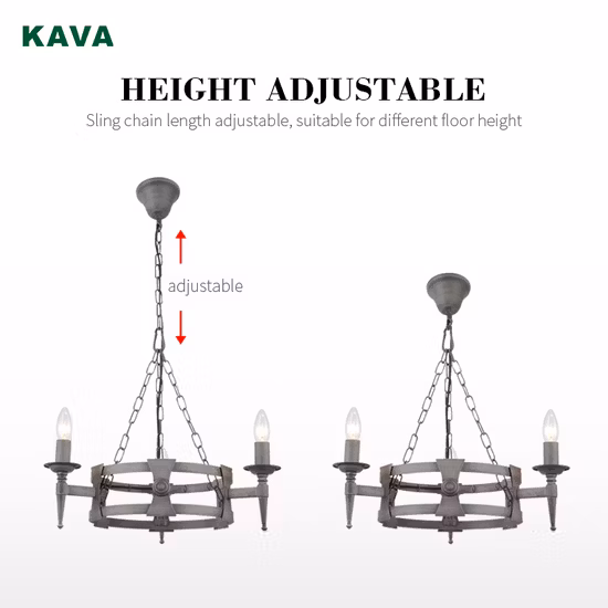 Candelabro castiçal de ferro vintage estilo americano UL ETL CB CE
