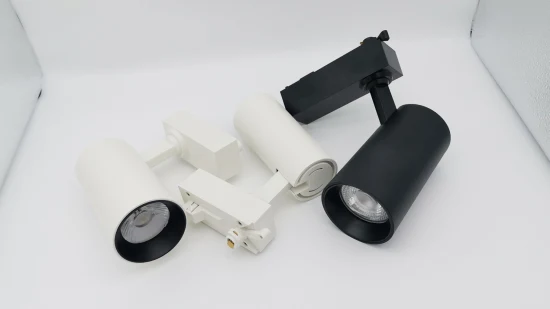 15W Ra95 Alumínio COB Preço de Fábrica Ajustável Iluminação Refletor LED Refletor de Trilho para Loja de Rede Comercial e Refletor de Trilho por Atacado: